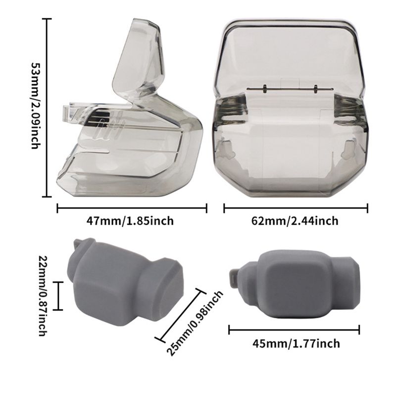 B92B Camera Lens Cap Cover for - Drone Gimbal For Gopro ulasan dan harga