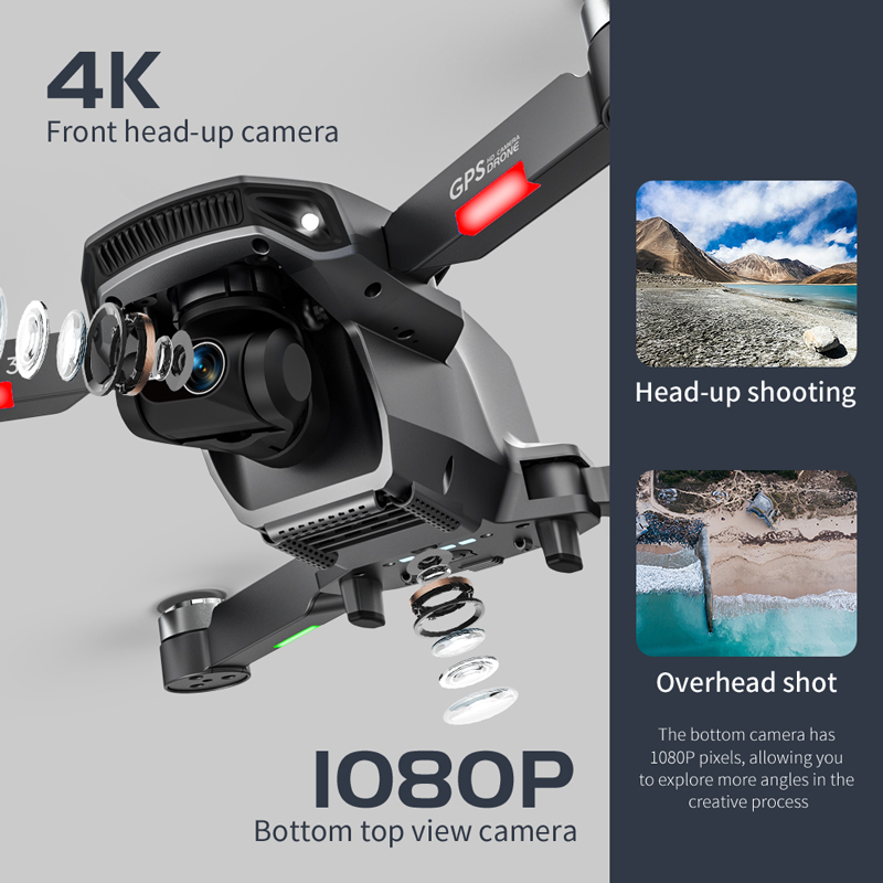 L106 Pro 3 Drone 5G WIFI FPV F - Drone Gimbal 3 Axis ulasan dan harga