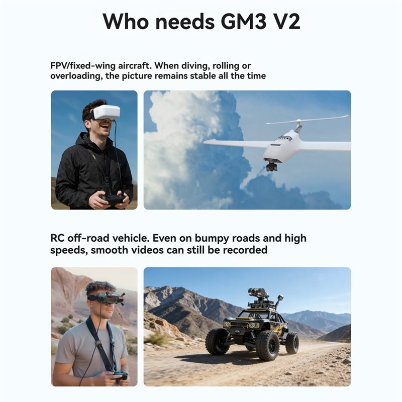 [NEW!A25P】 GM3 V2 FPV Gimbal 3 - Drone Gimbal 3 Axis ulasan dan harga